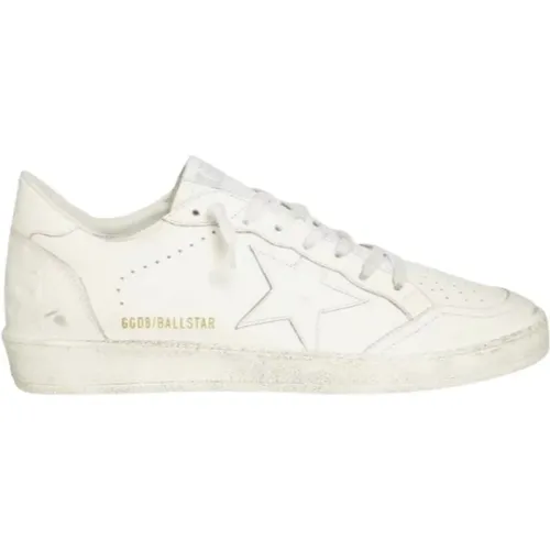 Vintage Weiße Leder Ball Star Sneakers - Golden Goose - Modalova