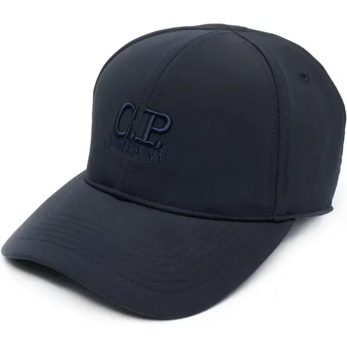 Caps, male, , Size: ONE SIZE Baseball Cap with Logo Embroidery - C.P. Company - Modalova