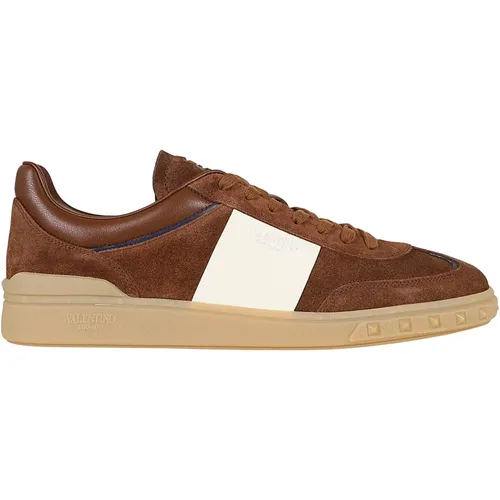 Sneakers, male, , Size: 6 US Chocolate Highline Worker Sneaker - Valentino Garavani - Modalova