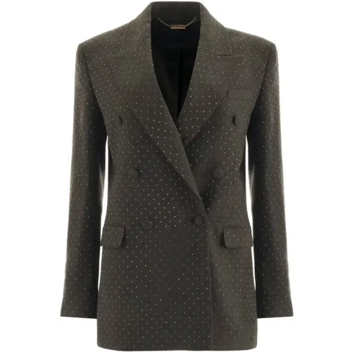 Langer Blazer mit Allover-Muster - John Richmond - Modalova