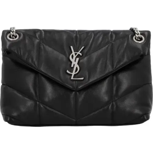 Pre-owned Leather shoulder-bags , female, Sizes: ONE SIZE - Yves Saint Laurent Vintage - Modalova