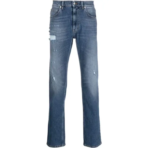 Slim Straight Jeans , male, Sizes: W30, W31 - Just Cavalli - Modalova