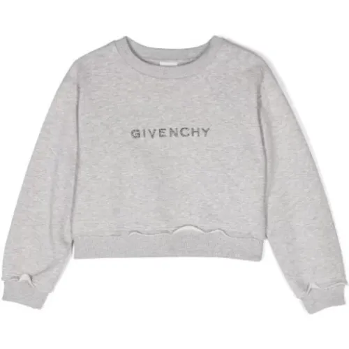 Kinder Logo Sweatshirt Grau Marl - Givenchy - Modalova