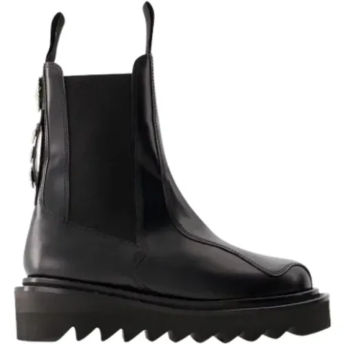 Leather Slip-On Boots , female, Sizes: 7 UK - Toga Pulla - Modalova