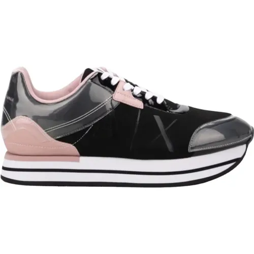 Low Top Sneakers , female, Sizes: 3 UK, 4 UK, 5 UK - Armani Exchange - Modalova