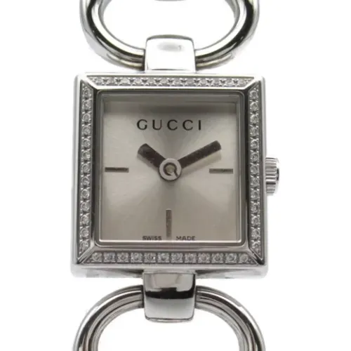 Pre-owned Watches, female, , Size: ONE SIZE Pre-owned Stainless Steel watches - Gucci Vintage - Modalova