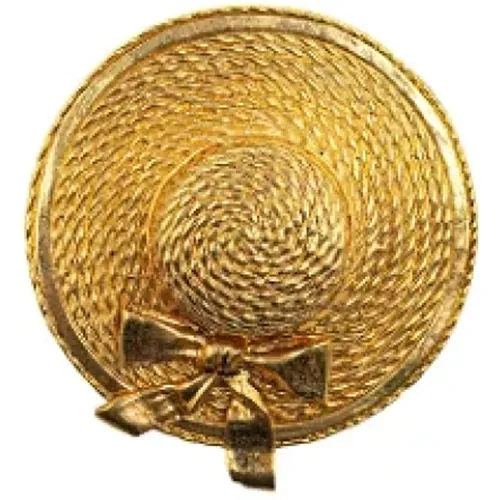 Pre-owned Jewellery, female, , Size: ONE SIZE Pre-owned Metal brooches - Chanel Vintage - Modalova