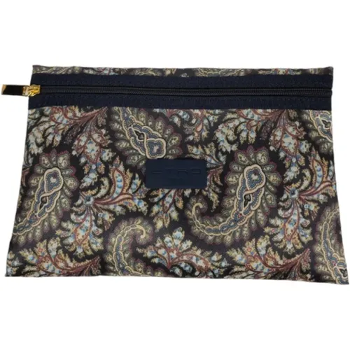 Clutches, female, , Size: ONE SIZE Small patterned women's pouch - ETRO - Modalova