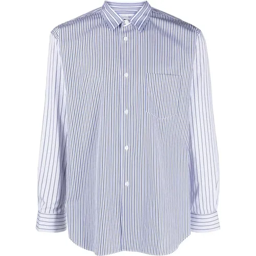 Casual Shirts, male, , Size: XL Striped Classic Shirt - Comme des Garçons - Modalova