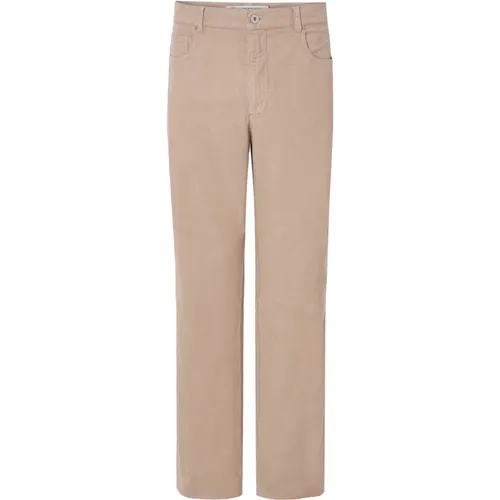 Straight Trousers, male, , Size: L White Trousers Five-Pocket - JW Anderson - Modalova