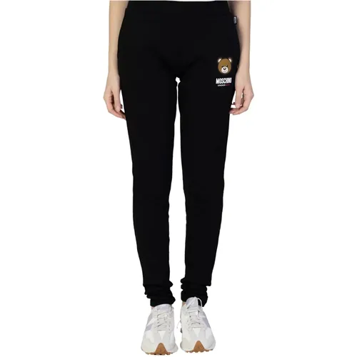 Sweatpants, female, , Size: L Casual Jogging Pants for Women - Moschino - Modalova