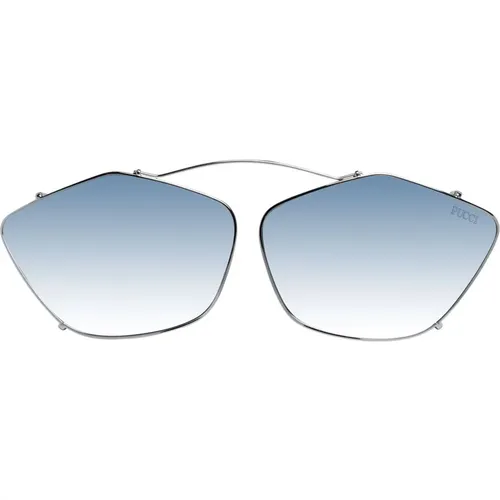 Sunglasses, female, , Size: ONE SIZE Silver Cat Eye Optical Frames - Pucci - Modalova