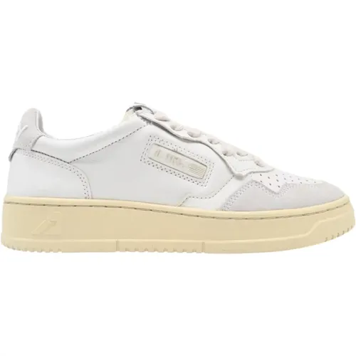 Open Low Women Leather Sneakers White , female, Sizes: 4 UK, 3 UK, 7 UK, 2 UK - Autry - Modalova