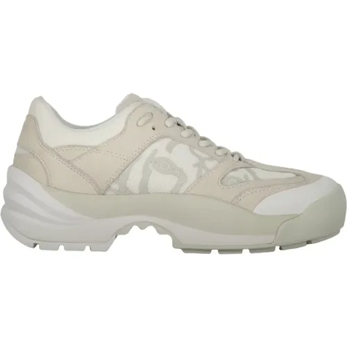 Sneakers, female, , Size: 6 US Classic Leather Sneakers Round Toeline - Kenzo - Modalova