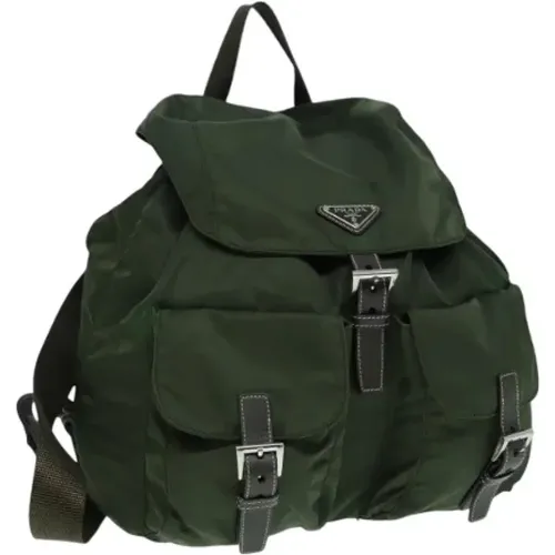 Pre-owned Nylon backpacks , female, Sizes: ONE SIZE - Prada Vintage - Modalova