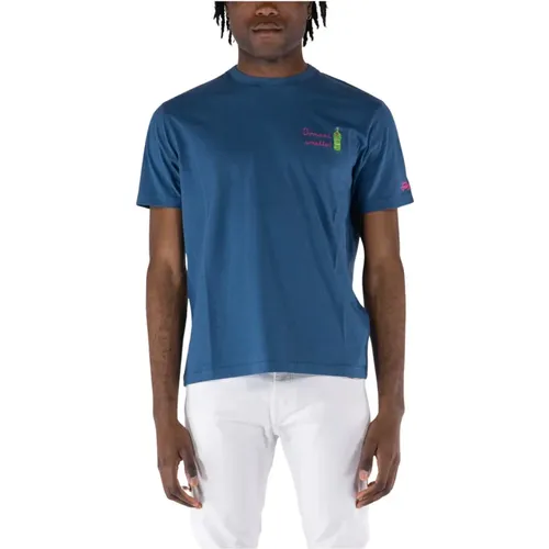 Portofino T-Shirt , Herren, Größe: M - MC2 Saint Barth - Modalova
