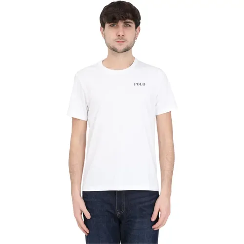 Logo T-shirt , male, Sizes: L, S, XL, M, 2XL - Ralph Lauren - Modalova