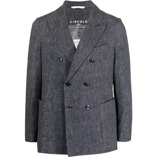 Blazers, male, , Size: 2XL Jacket - Circolo 1901 - Modalova