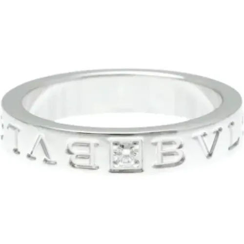 Pre-owned Jewellery, female, , Size: ONE SIZE Pre-owned White Gold rings - Bvlgari Vintage - Modalova