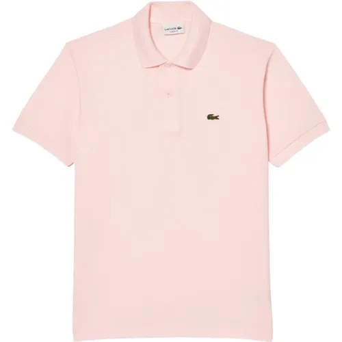 Rosa Poloshirt Klassische Baumwolle , Herren, Größe: XL - Lacoste - Modalova