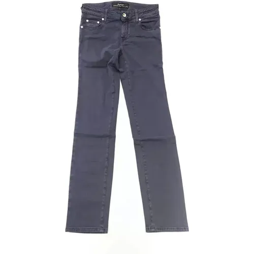 Dunkelgraue Skinny Fit Vintage Jeans , Damen, Größe: W29 - Jacob Cohën - Modalova