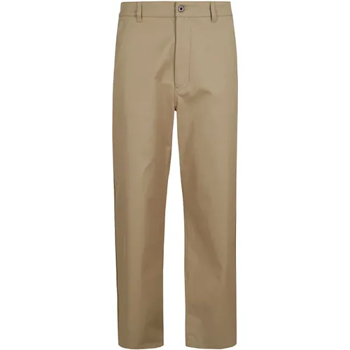 Straight Trousers, male, , Size: L Cargo V Detail Trousers - Valentino Garavani - Modalova