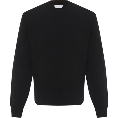 Schwarzer Pullover mit langen Ärmeln - Bottega Veneta - Modalova