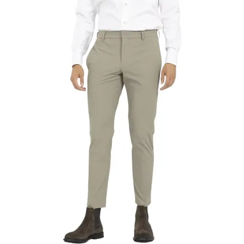 Chinos, male, , Size: L Slim Fit Technical Sports Pants - PT Torino - Modalova