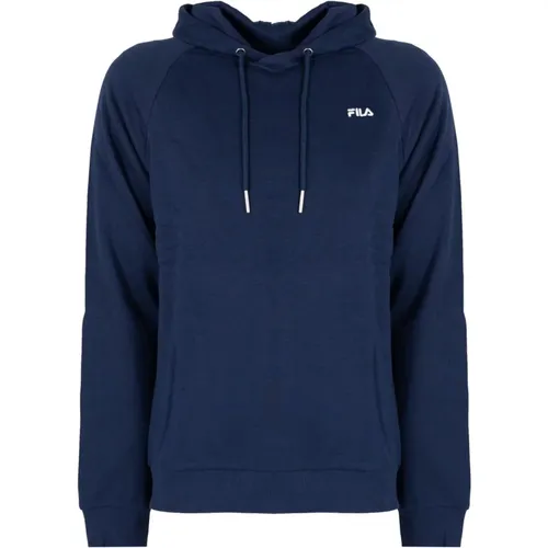 Hoodies, male, , Size: S Loose Fit Hooded Sweatshirt - Fila - Modalova