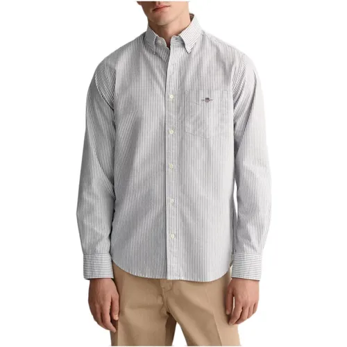 Classic Oxford Banker Shirt , male, Sizes: 5XL, XL, S, 4XL, 2XL, 3XL, M, L - Gant - Modalova