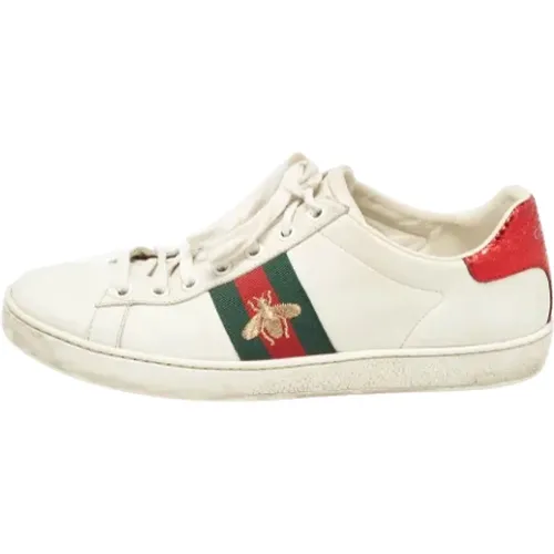 Pre-owned Leder sneakers - Gucci Vintage - Modalova