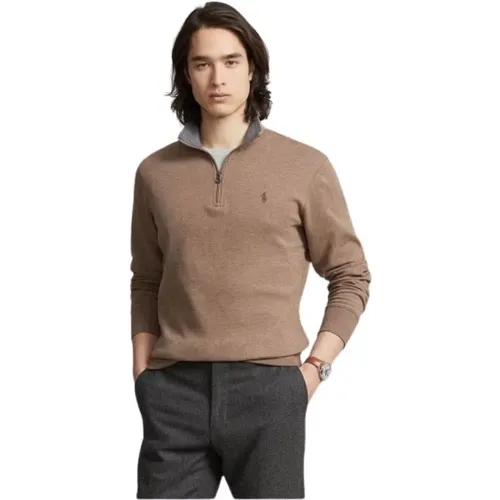 Herren Halb-Zip Pullover , Herren, Größe: 2XL - Polo Ralph Lauren - Modalova