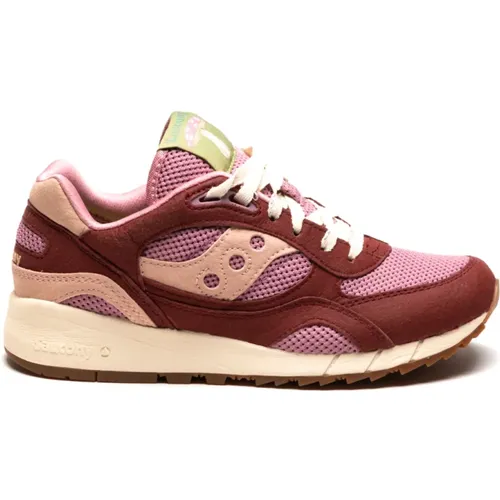 Sneakers, female, , Size: 4 1/2 US Bordeaux Shadow 5000 Sneakers - Saucony - Modalova