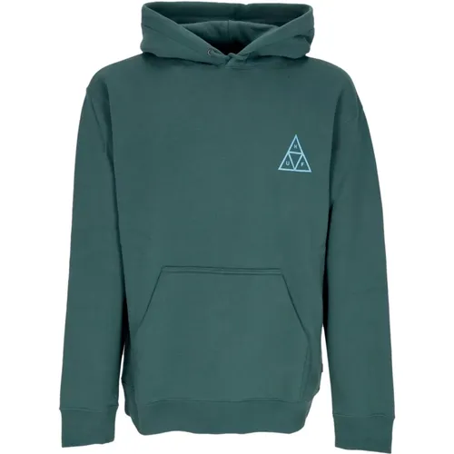 Hoodies, male, , Size: XL Triple Triangle Hoodie Pine Long Sleeve - HUF - Modalova