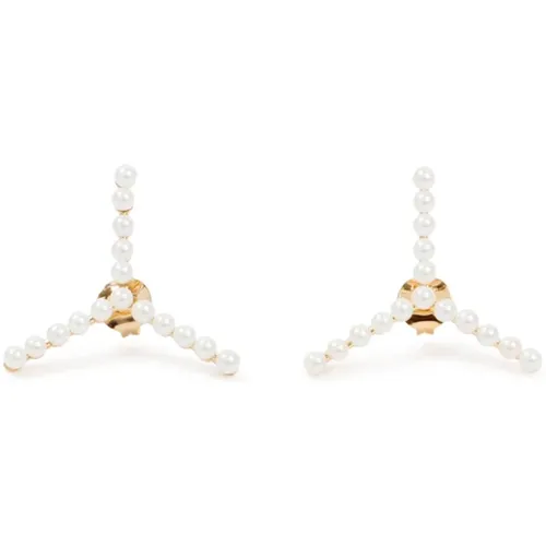 Golden Pearls Y Earrings , female, Sizes: ONE SIZE - Y/Project - Modalova