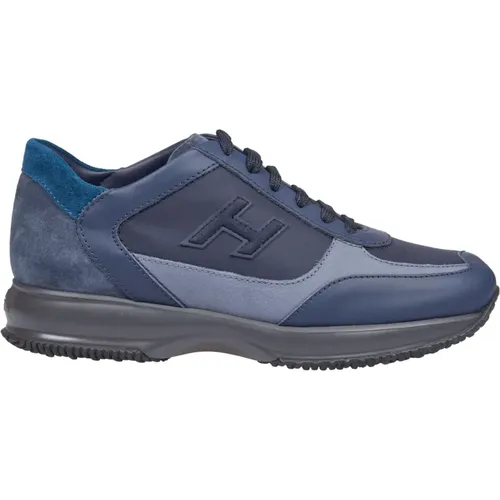 Men's Shoes Sneakers Blue Aw22 , male, Sizes: 7 1/2 UK, 8 UK, 5 1/2 UK, 7 UK, 9 1/2 UK, 6 1/2 UK, 6 UK, 9 UK, 10 UK - Hogan - Modalova