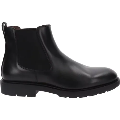 Chelsea Boots, male, , Size: 11 US Leather Men`s Boots - Nerogiardini - Modalova