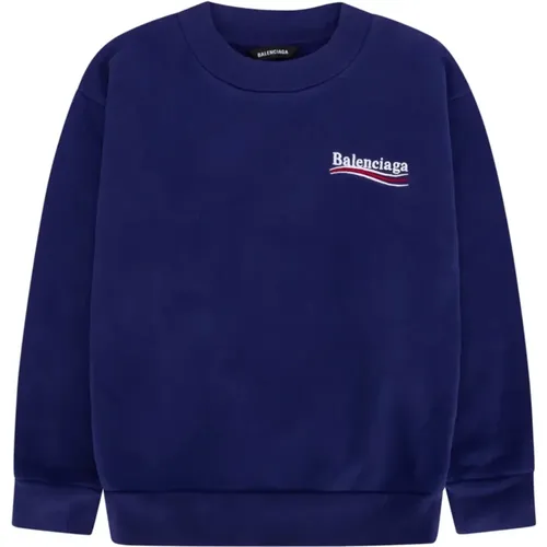 Lila Political Campaign Crewneck Sweatshirt - Balenciaga - Modalova