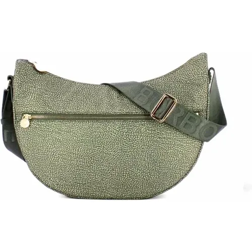 Grüne Luna-Tasche , Damen, Größe: ONE Size - Borbonese - Modalova