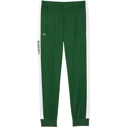 Sweatpants, male, , Size: L Training Pants with Iconic Stripes - Lacoste - Modalova