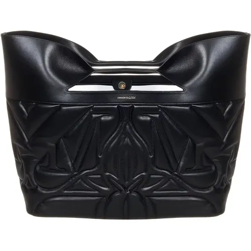 Handbag with Concealed Closure and Double Handle , female, Sizes: ONE SIZE - alexander mcqueen - Modalova