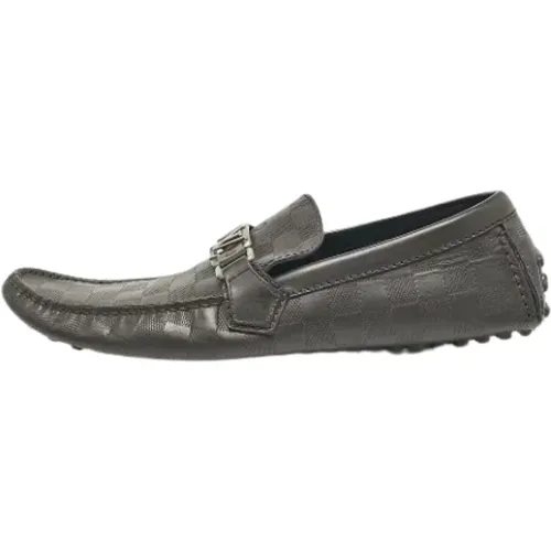 Pre-owned Flats, male, , Size: 9 US Pre-owned Leather flats - Louis Vuitton Vintage - Modalova