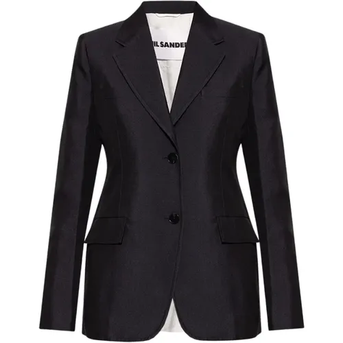 Blazers, female, , Size: M Single-breasted blazer - Jil Sander - Modalova