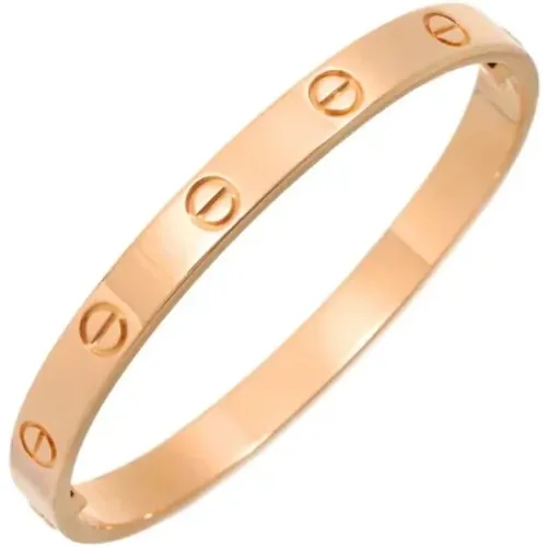 Pre-owned Jewellery, female, , Size: ONE SIZE Pre-owned Rose Gold bracelets - Cartier Vintage - Modalova