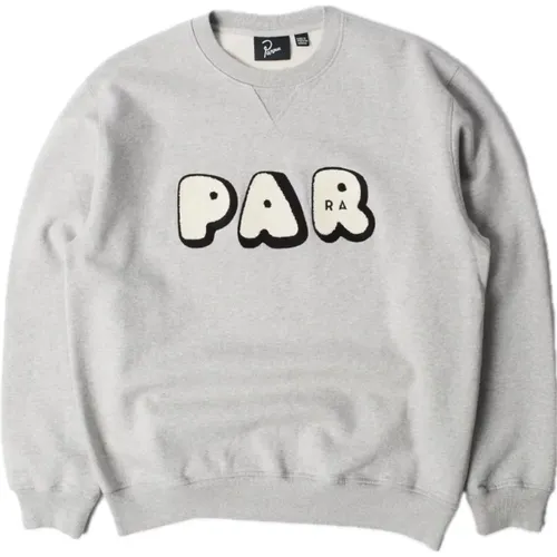 Chenille Embroidered Crew Neck Sweatshirt , male, Sizes: L - by Parra - Modalova