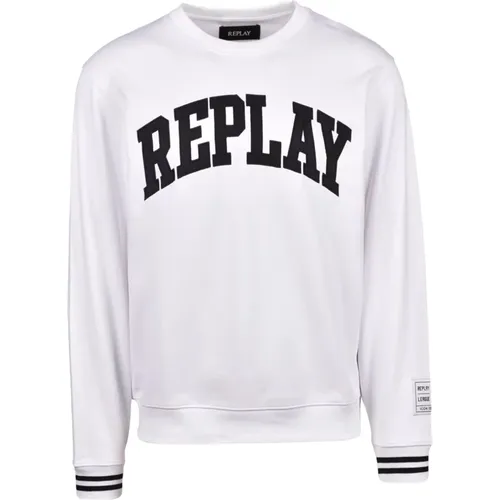 Sweatshirts, male, , Size: XL sweatshirt - Replay - Modalova