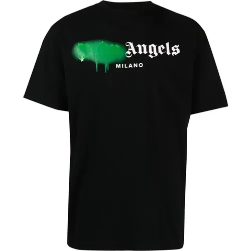 Logo-T-Shirt Palm Angels - Palm Angels - Modalova