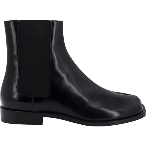 Stylish Leather Chelsea Boots , male, Sizes: 8 UK - Maison Margiela - Modalova