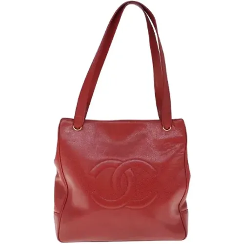 Pre-owned Tote Bags, female, , Size: ONE SIZE Pre-owned Leather chanel-bags - Chanel Vintage - Modalova