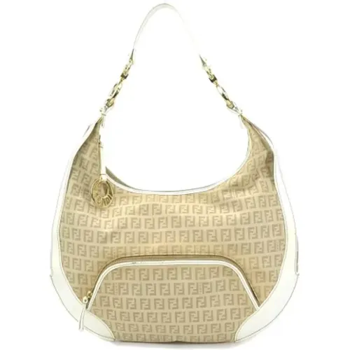 Pre-owned Shoulder Bags, female, , Size: ONE SIZE Pre-owned Canvas fendi-bags - Fendi Vintage - Modalova